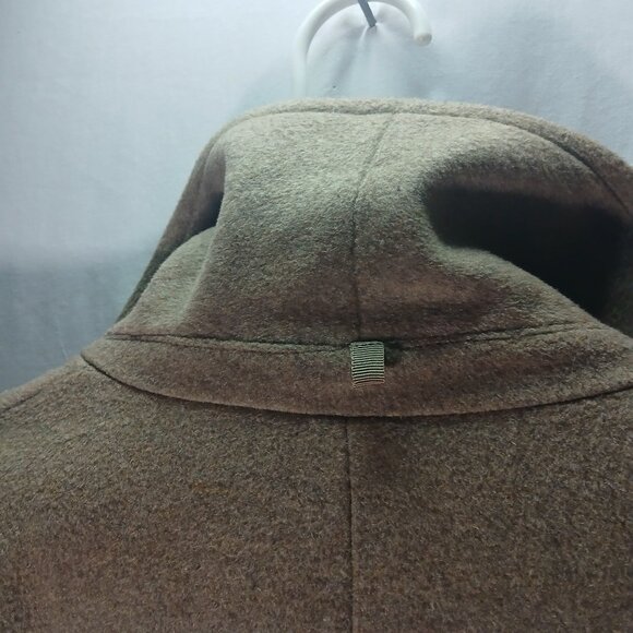 Calvin Klein Womens Wool Blend Button-Front Peacoat Petite Large Classic Warm Ou - Picture 11 of 16